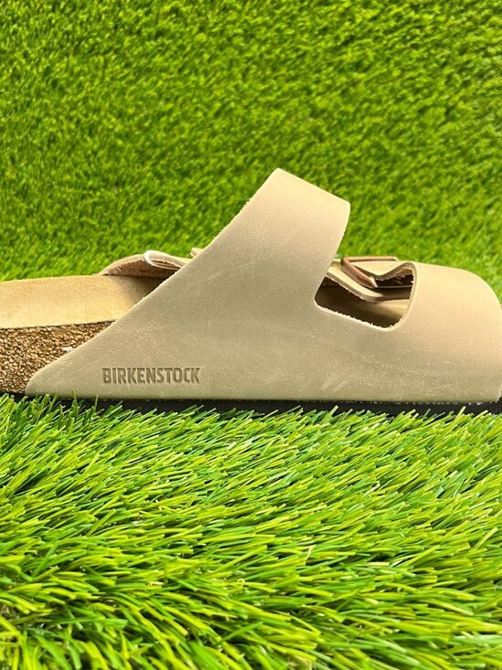 Birkenstock Arizona Birko-Flor Mens Size 10 Brown Beach Outdoor Slide Sandals main image 6